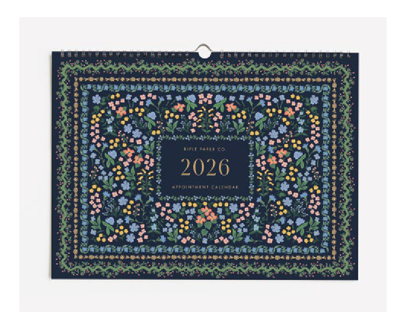 Rifle Paper Co. | Appointment Calendar 2026 - Wildwood – A Little Bird ...