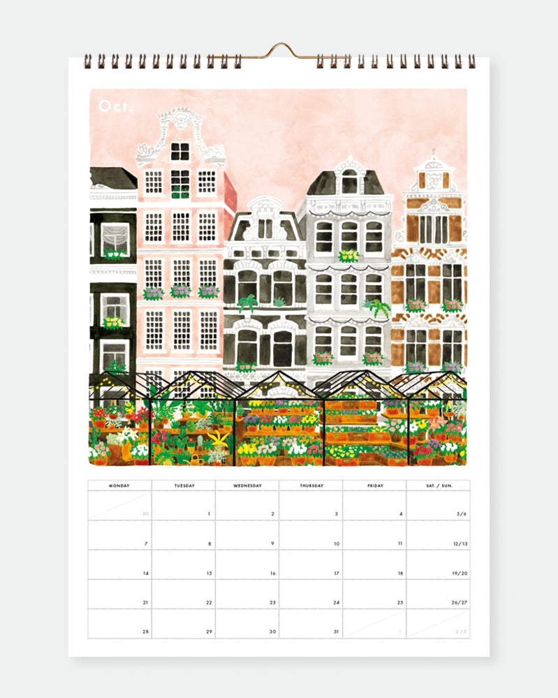 2024 Wall Calendar - Travel Bucket List