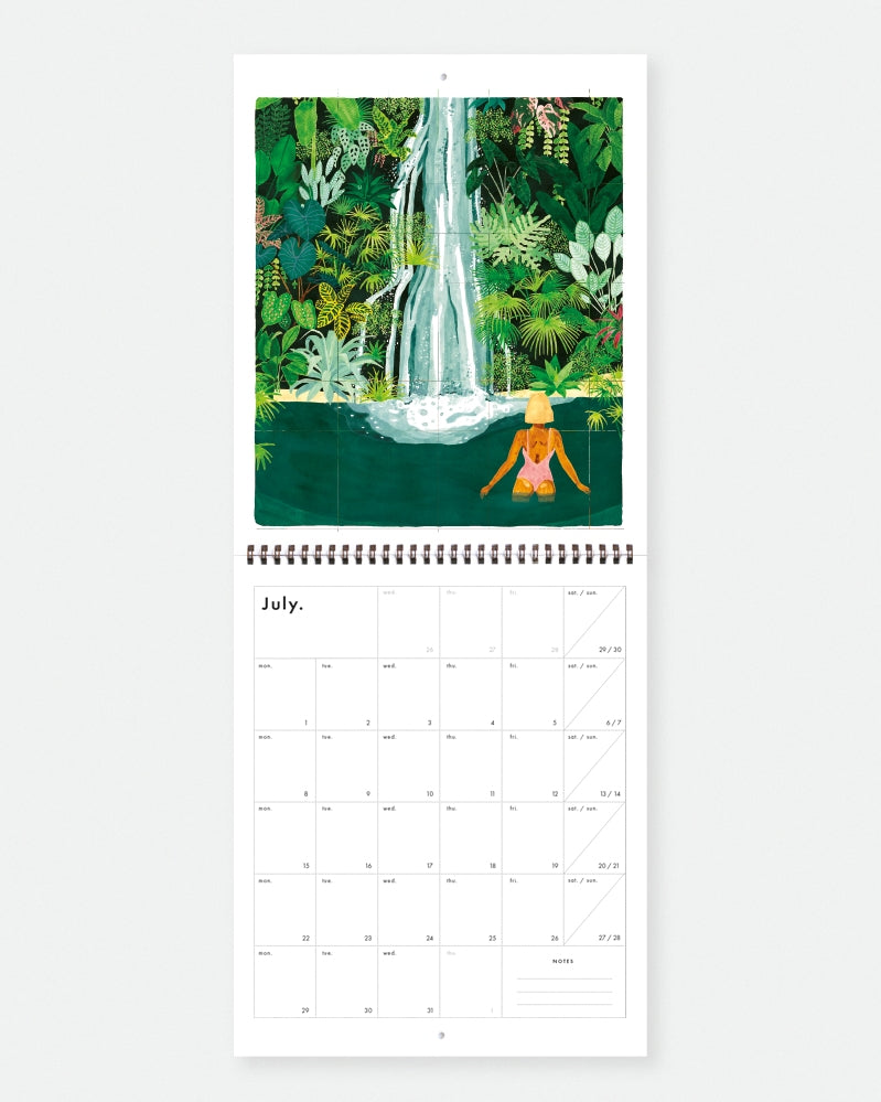2024 Wall Calendar - Slow Living