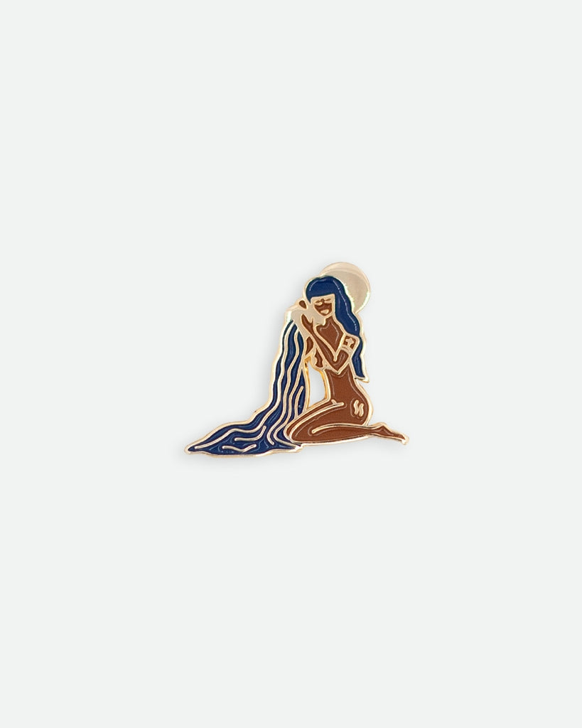 Enamel Pin - Zodiac Aquarius