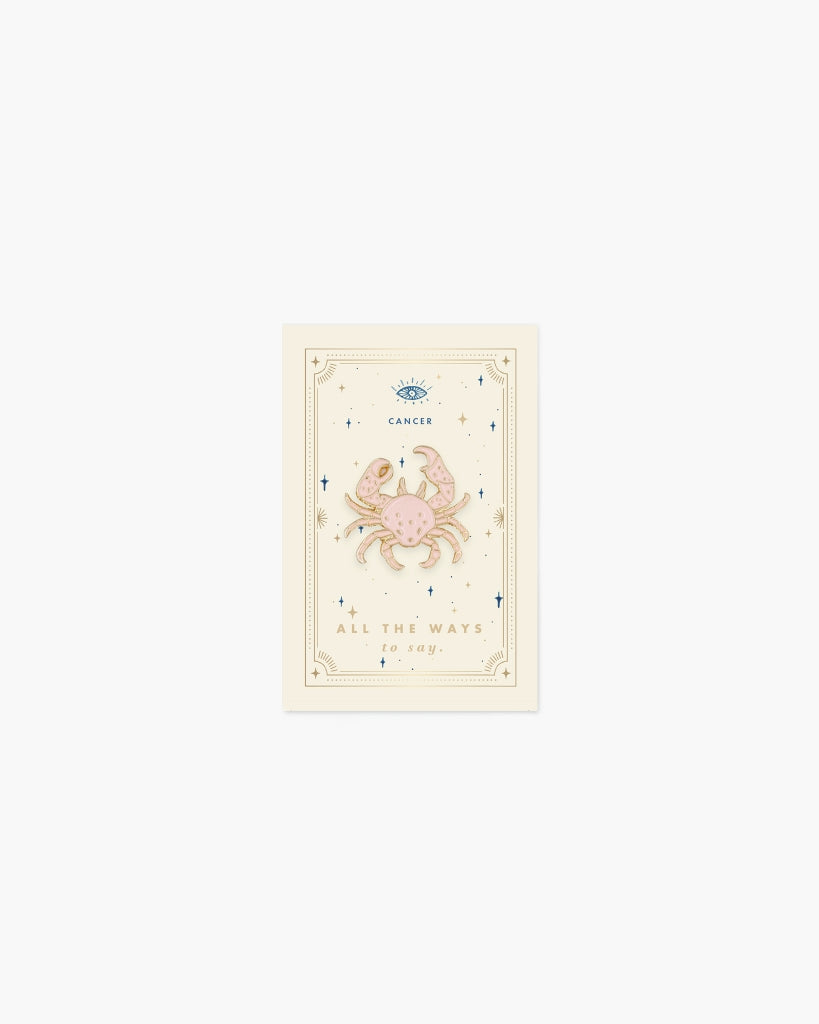 Enamel Pin - Zodiac Cancer