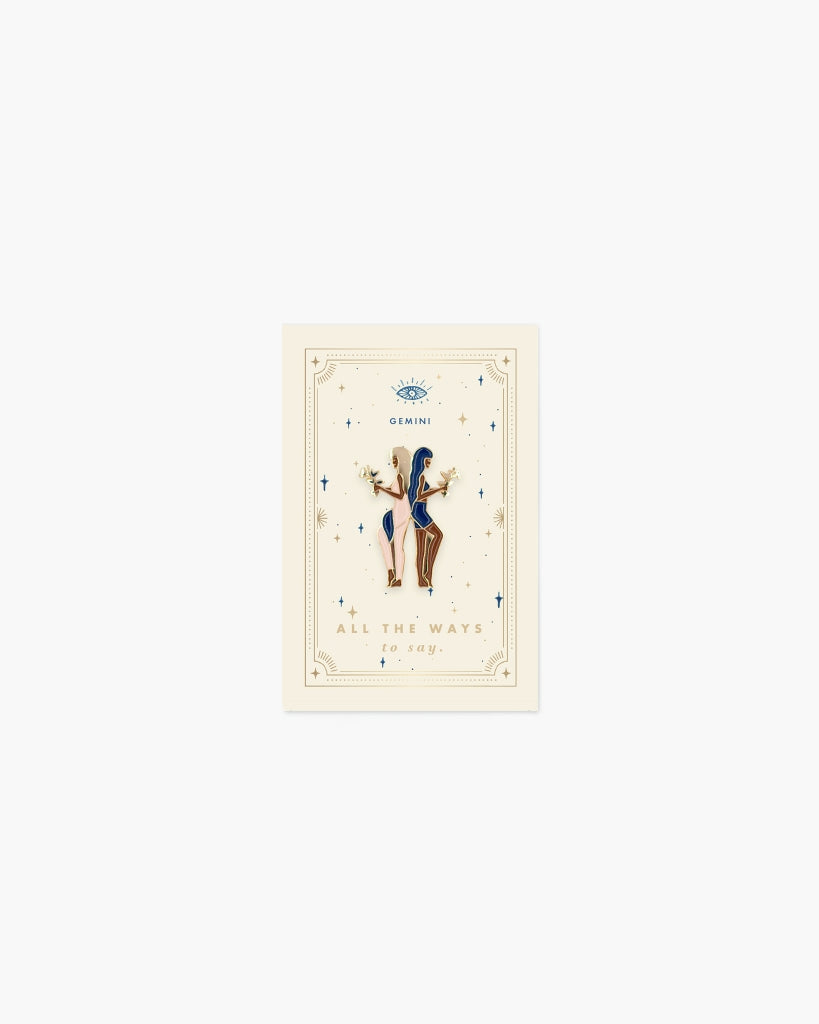 Enamel Pin - Zodiac Gemini