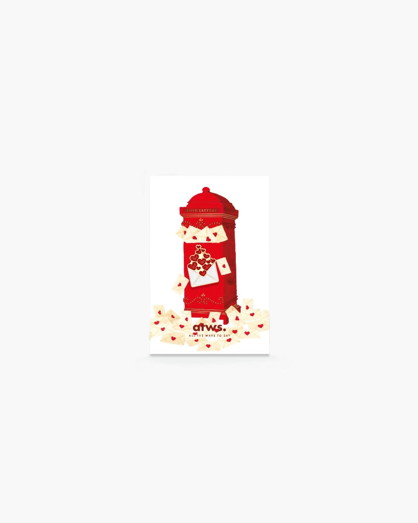 Enamel Pin - Hearts Envelop
