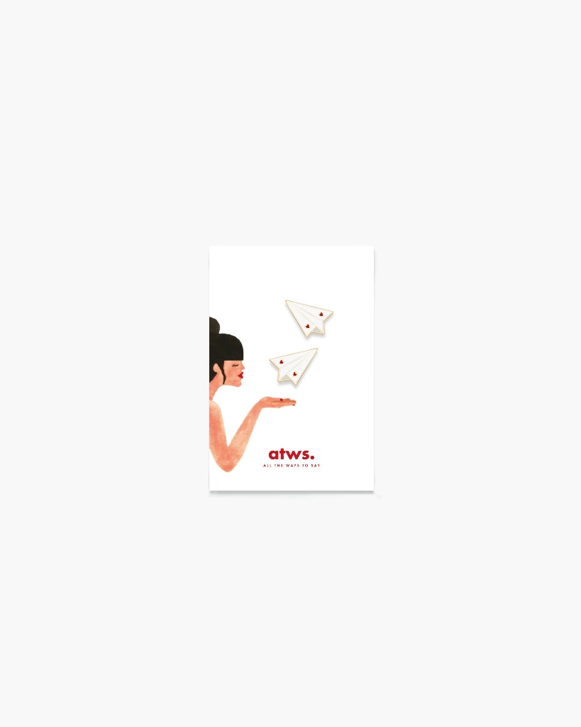 Enamel Pin - Paper Plane