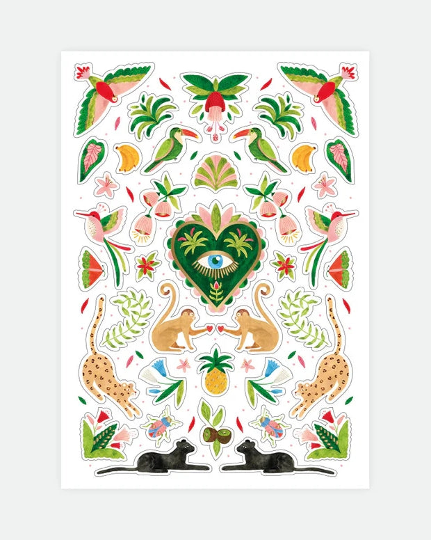 Sticker Set - Mexican Jungle