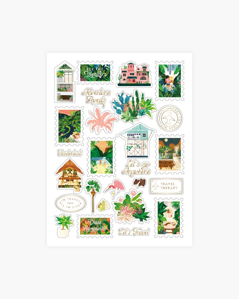 Sticker Set - Wanderlust