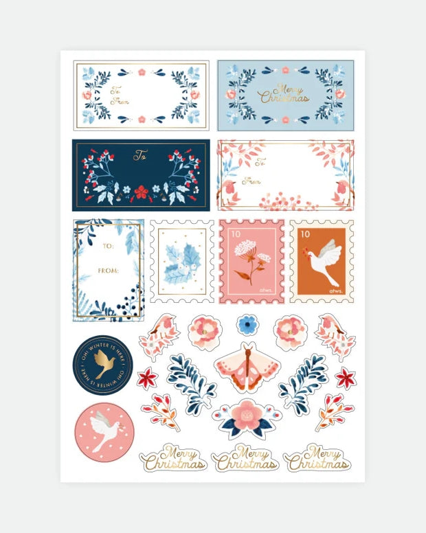 Sticker Set - White Winter