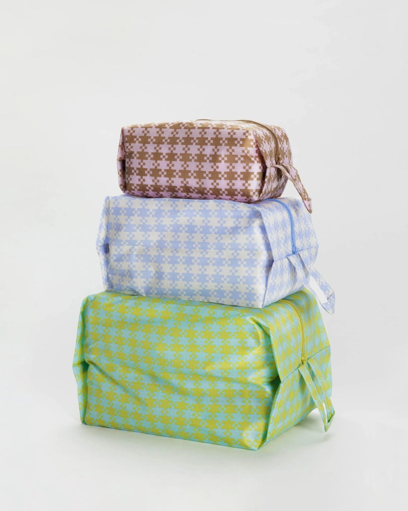 3D Zip Set - Pixel Gingham