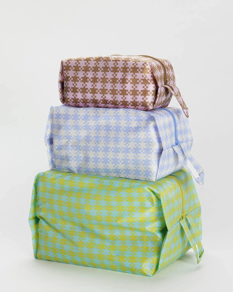 3D Zip Set - Pixel Gingham