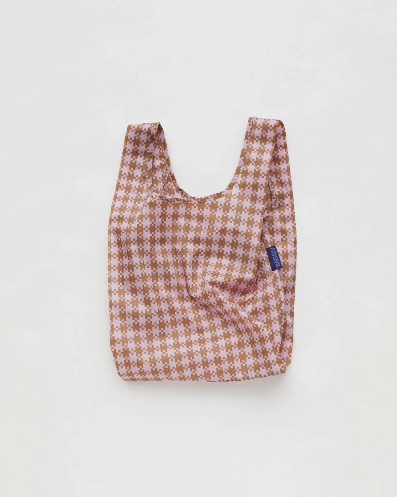 Baby Reusable Bag - Rose Pixel Gingham