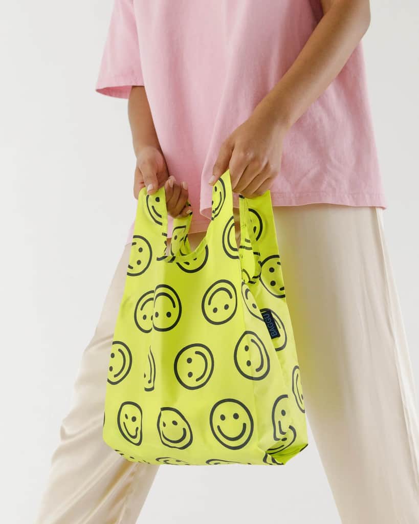 Baby Reusable Bag - Yellow Happy