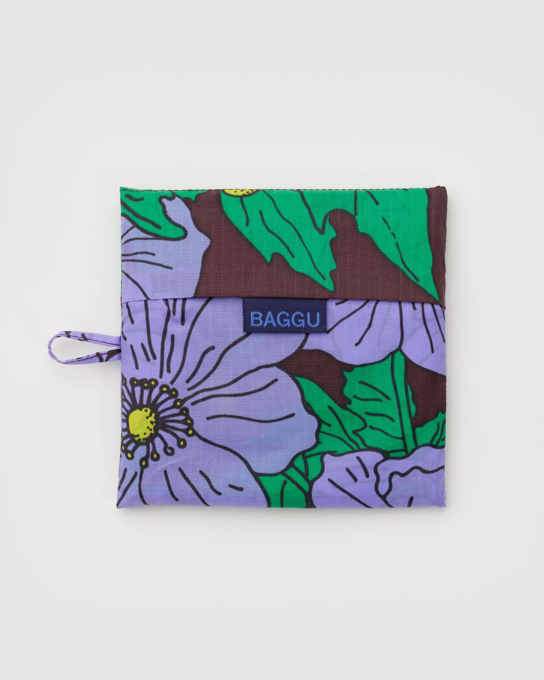 Big Reusable Bag - Maroon Poppy