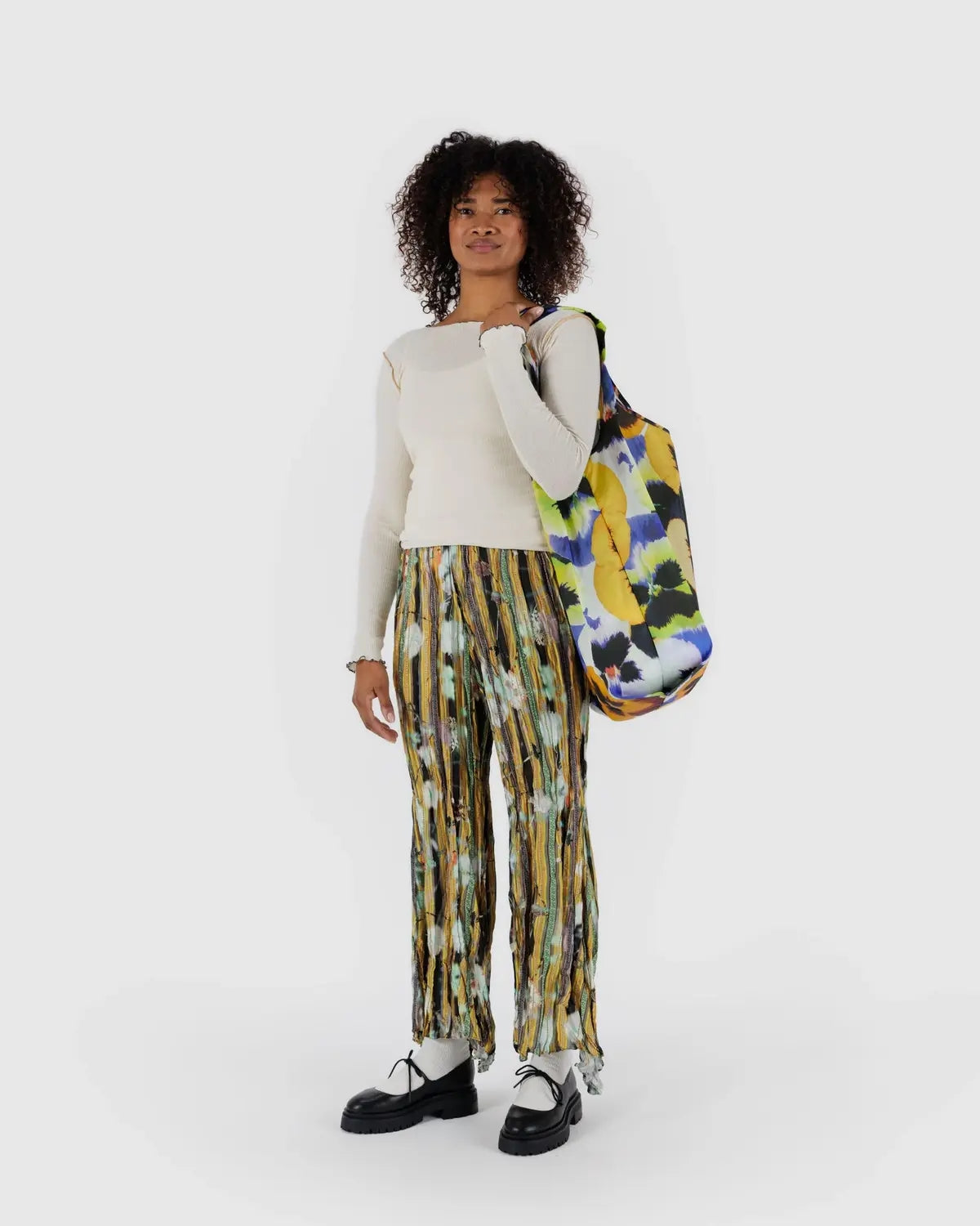 Big Reusable Bag - Pansy
