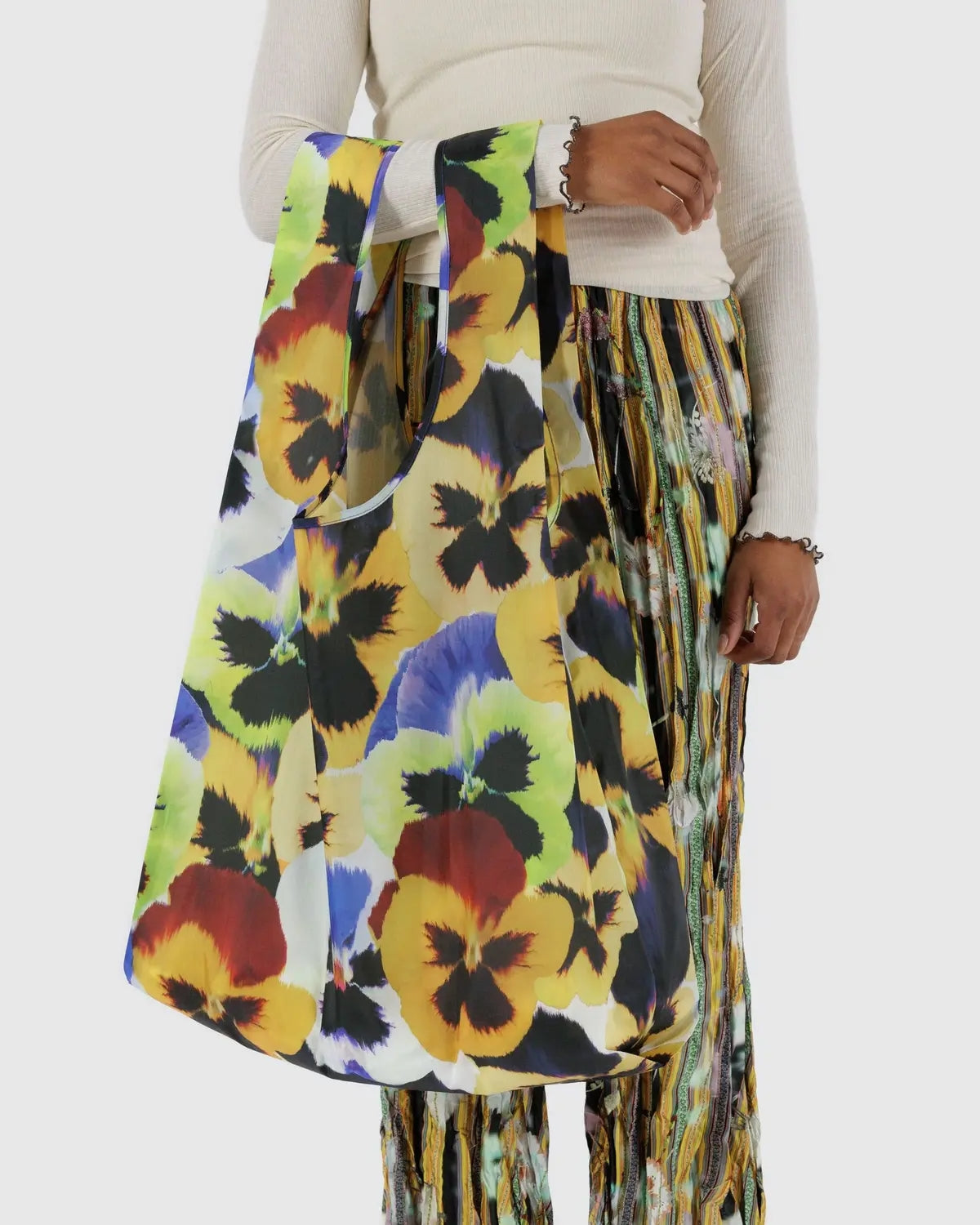 Big Reusable Bag - Pansy