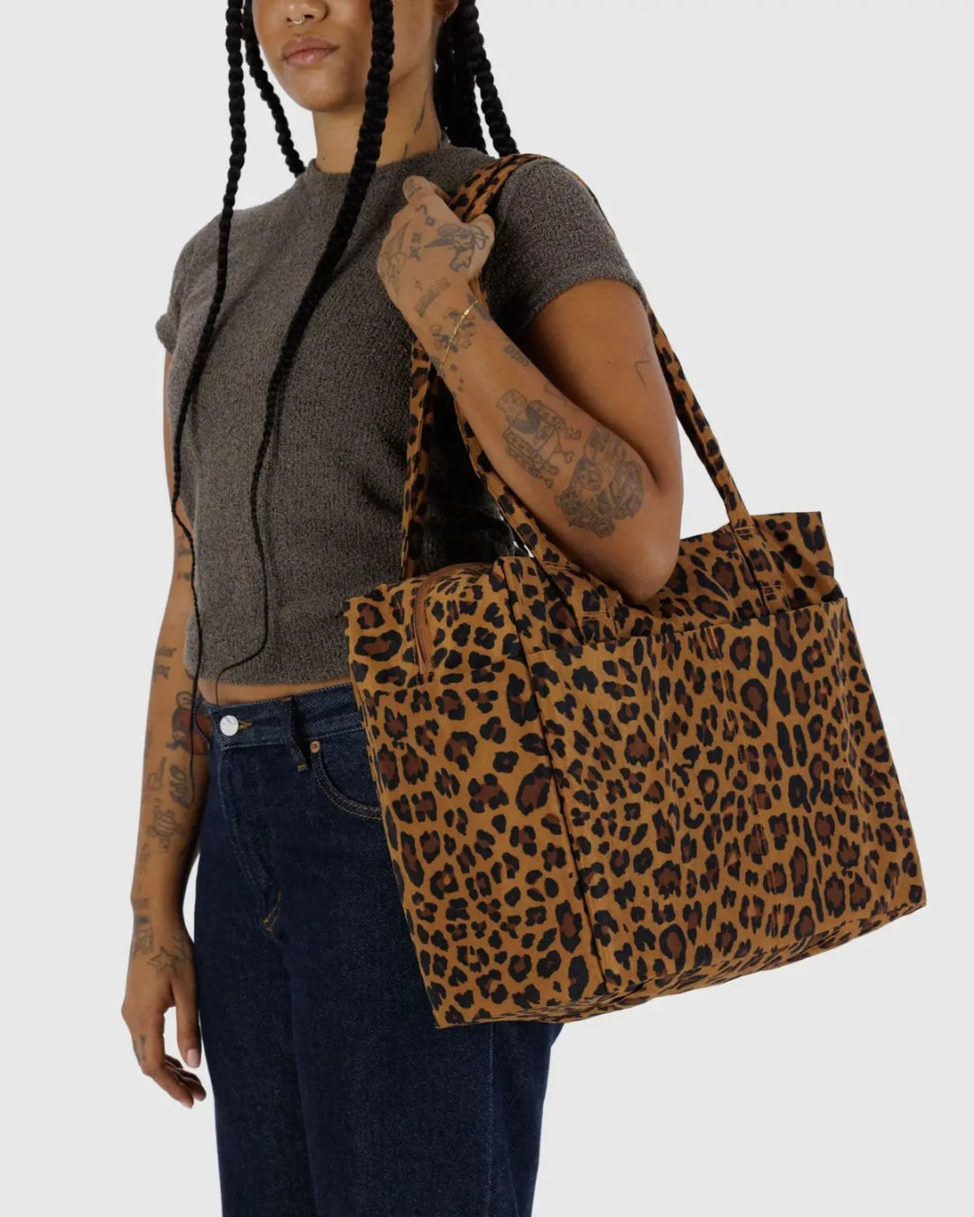 Small Cloud Carry-On Bag - Leopard
