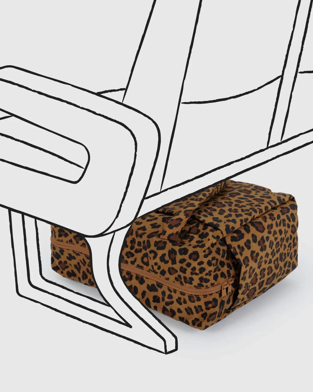Small Cloud Carry-On Bag - Leopard
