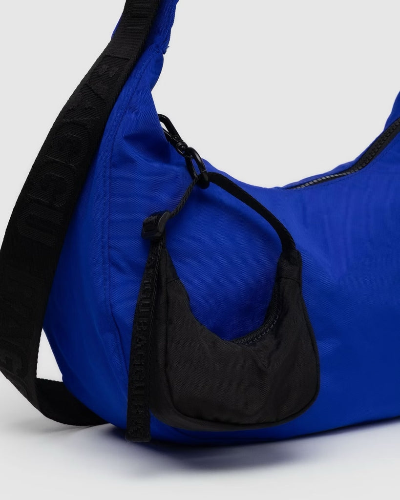 Charm Crescent Bag - Black