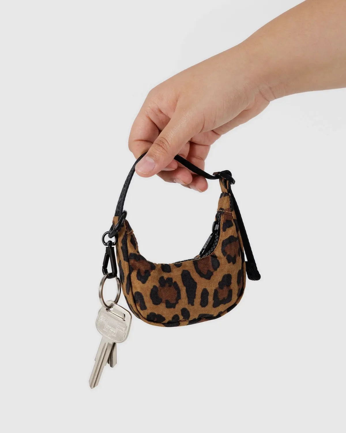 Charm Crescent Bag - Leopard