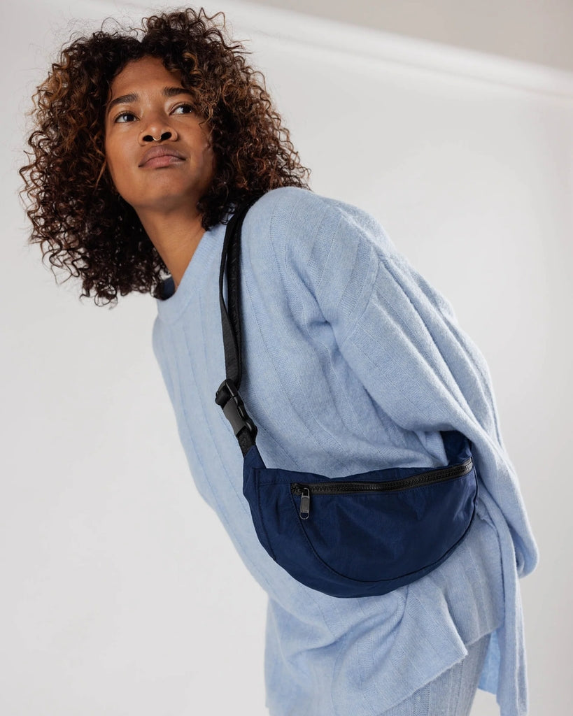 Crescent Fanny Pack - Navy