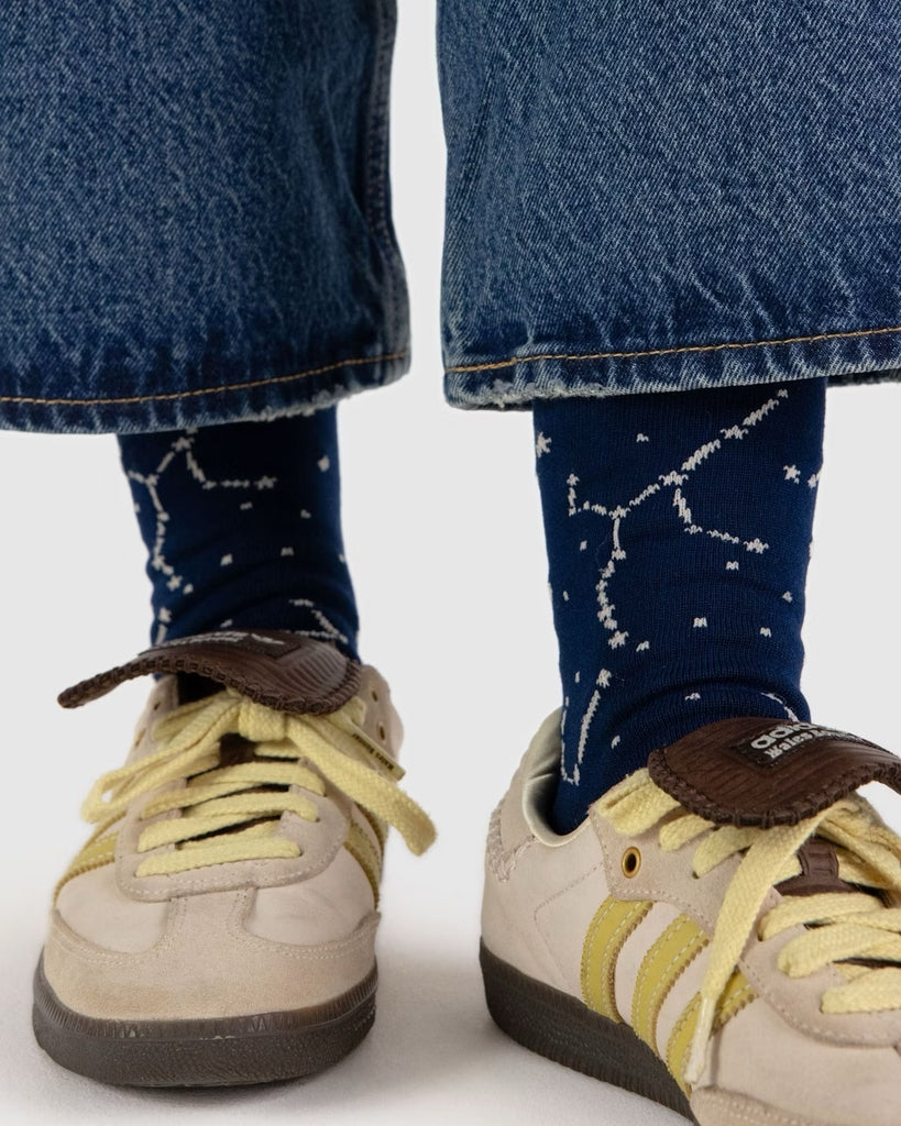 Crew Socks - Constellation Midnight