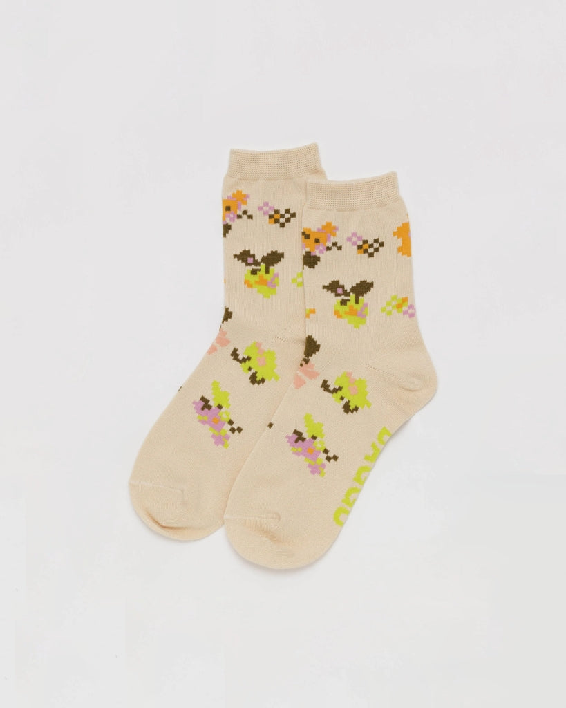 Crew Socks - Tapestry Floral