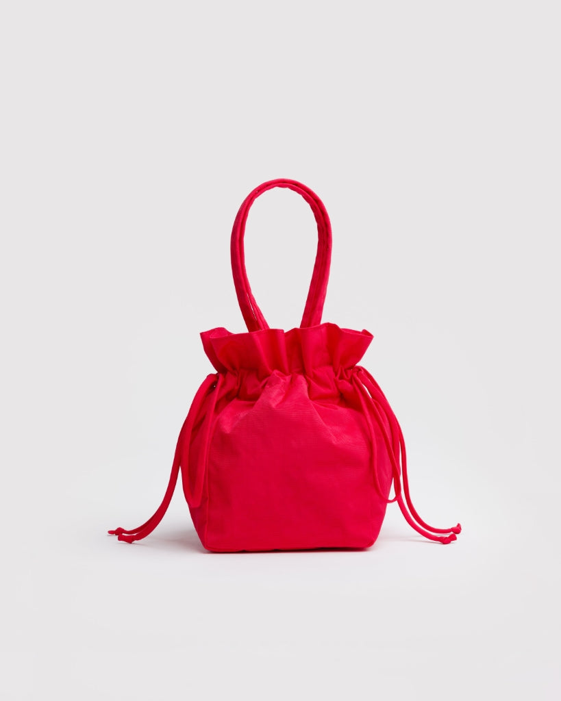 Nylon Drawstring Bag - Candy Apple