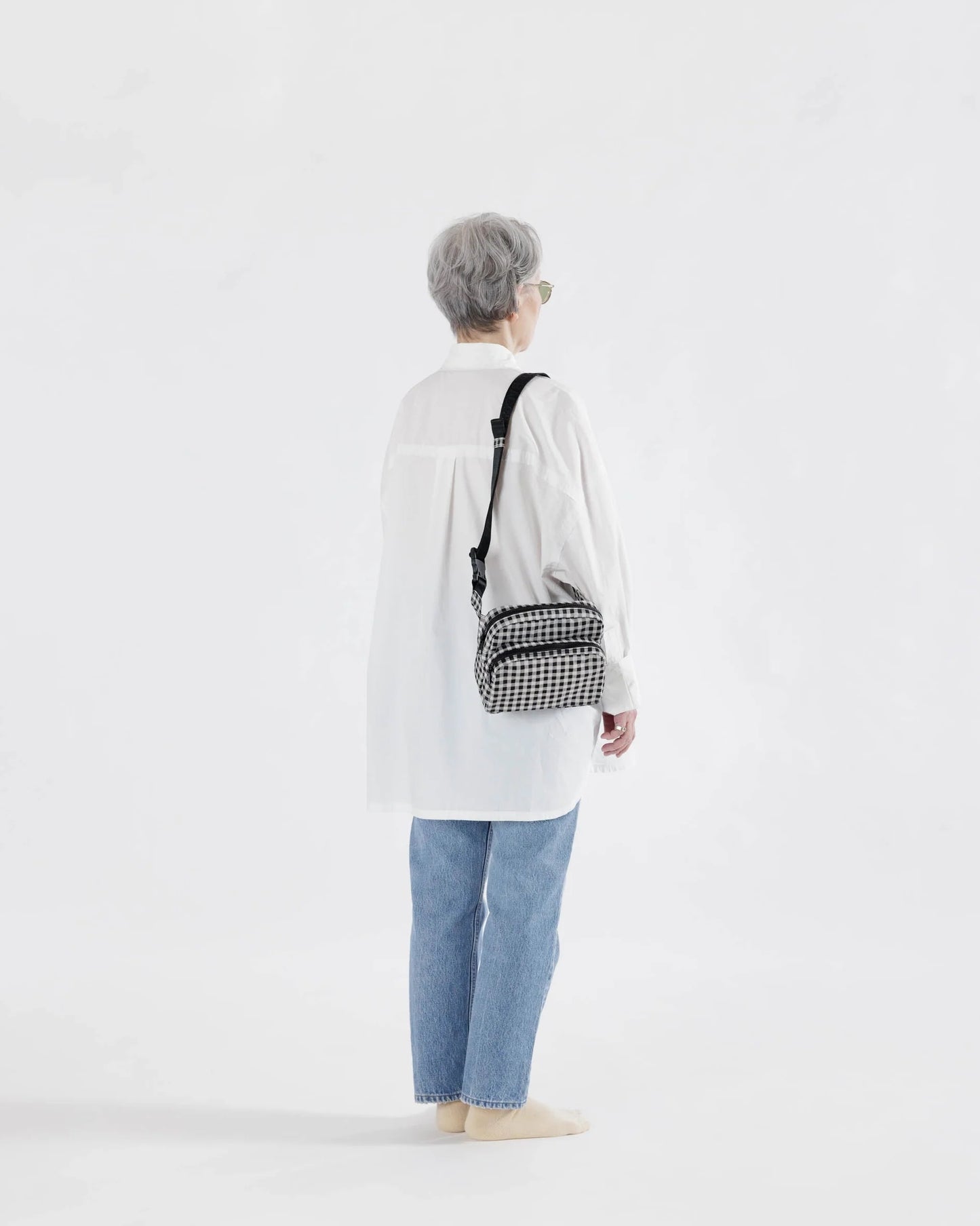 Fanny Pack - Black & White Gingham