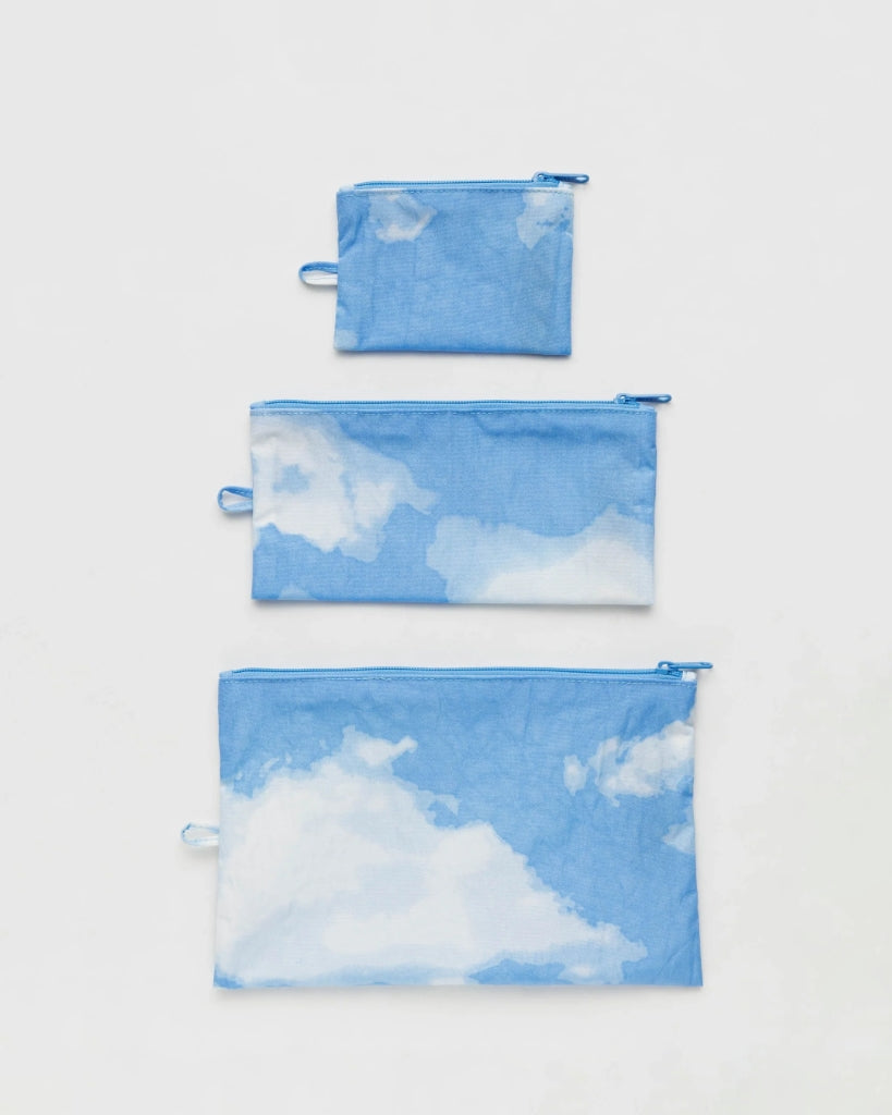 Flat Pouch Set - Clouds