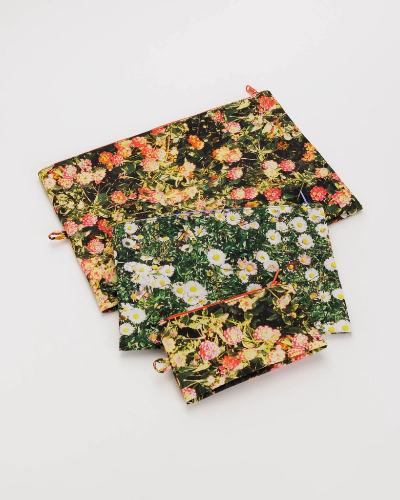 Go Pouch Set - Photo Florals