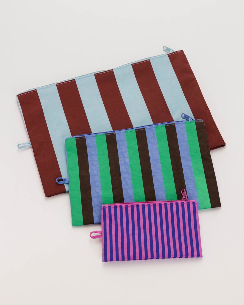 Go Pouch Set - Vacation Stripe Mix