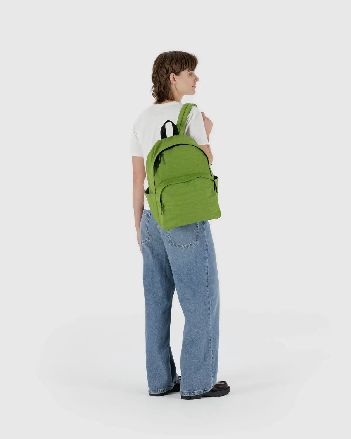 Large Nylon Backpack - Green Juice
