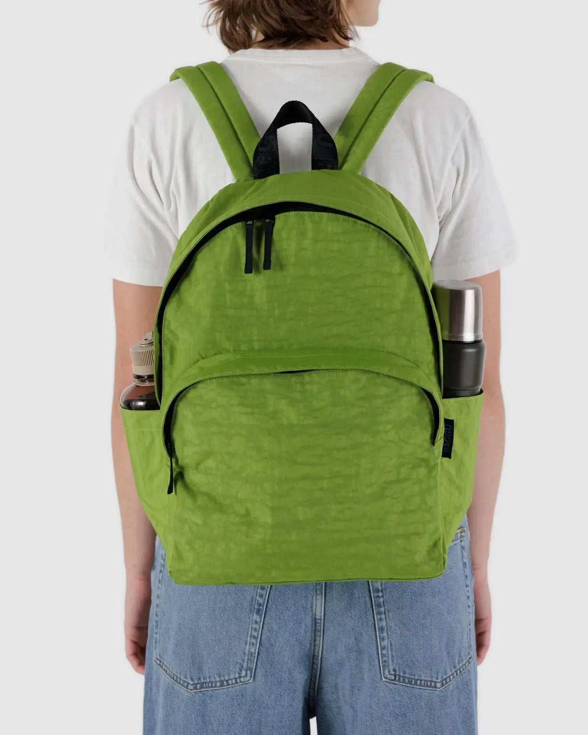 Large Nylon Backpack - Green Juice