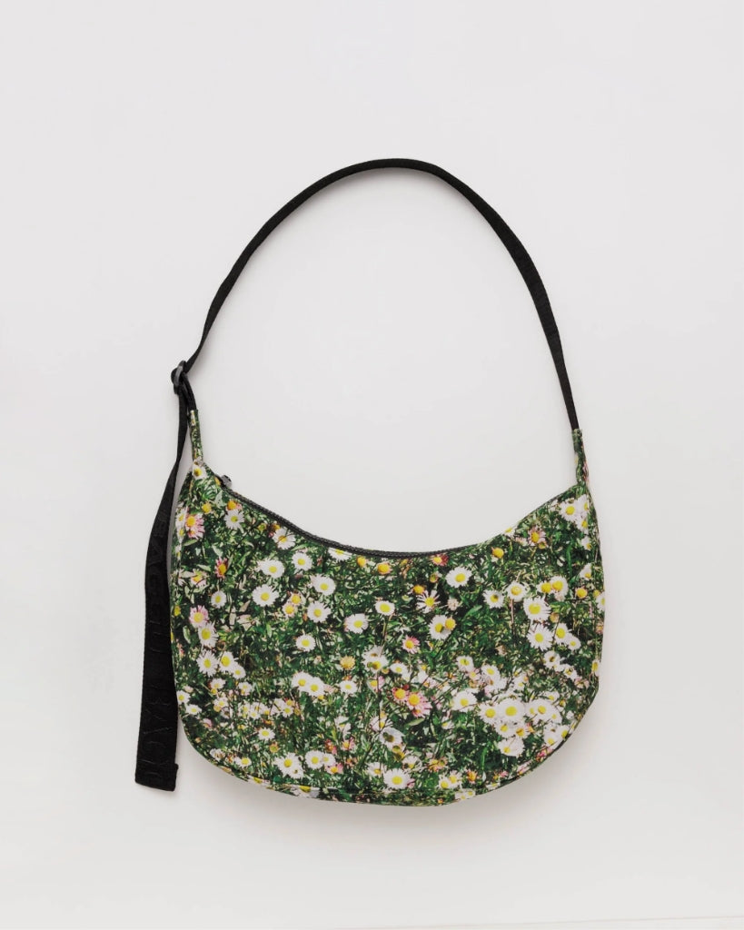 Medium Crescent Bag - Daisy