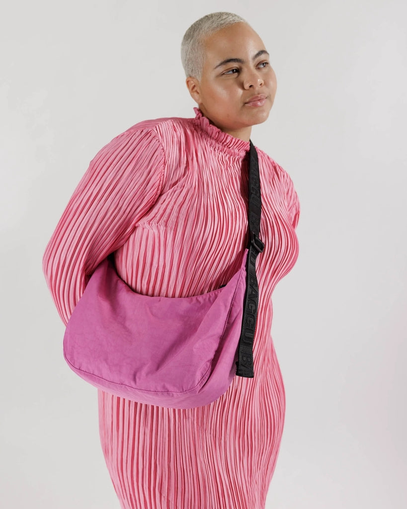 Medium Crescent Bag - Extra Pink