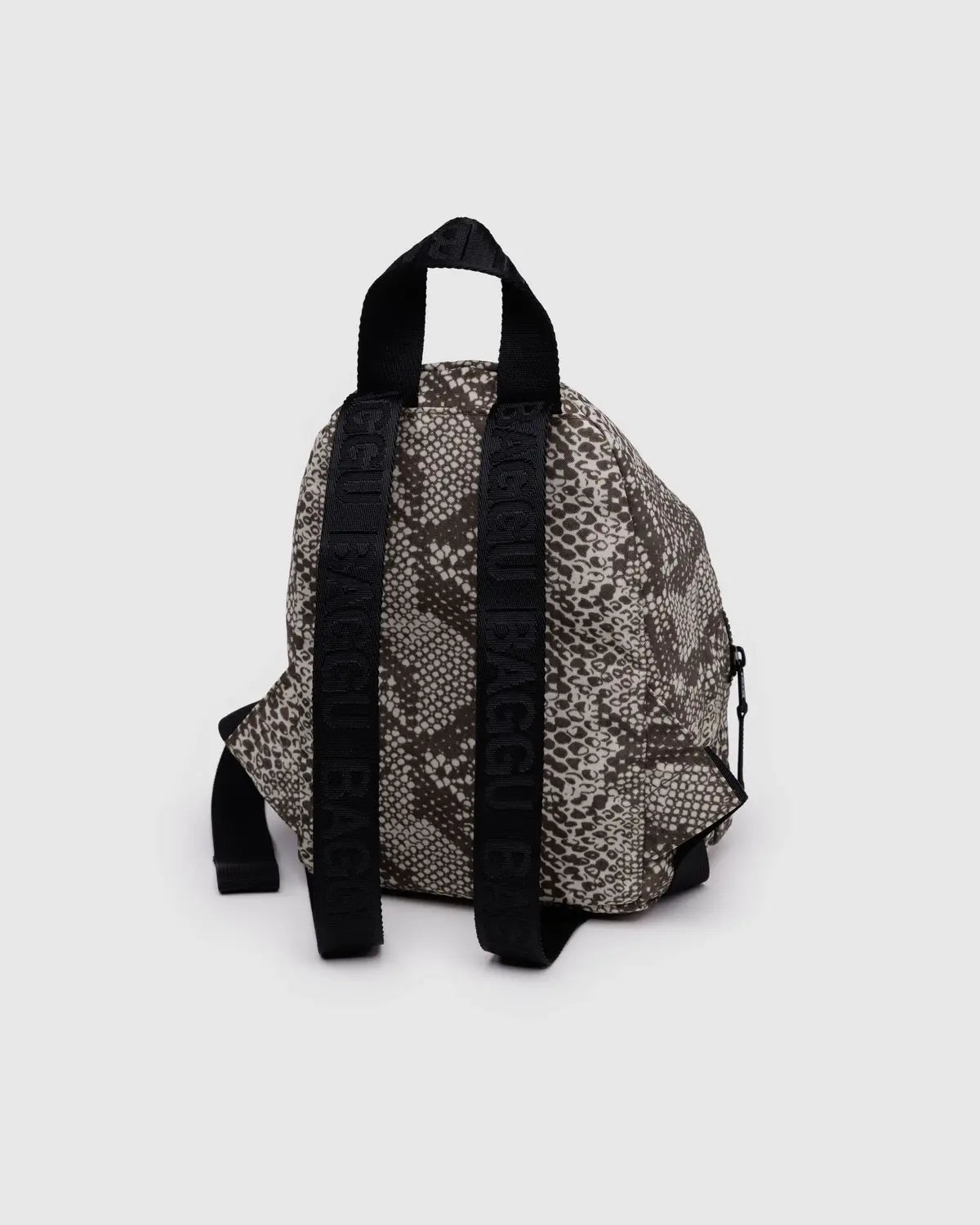 Mini Nylon Backpack - Snakeskin