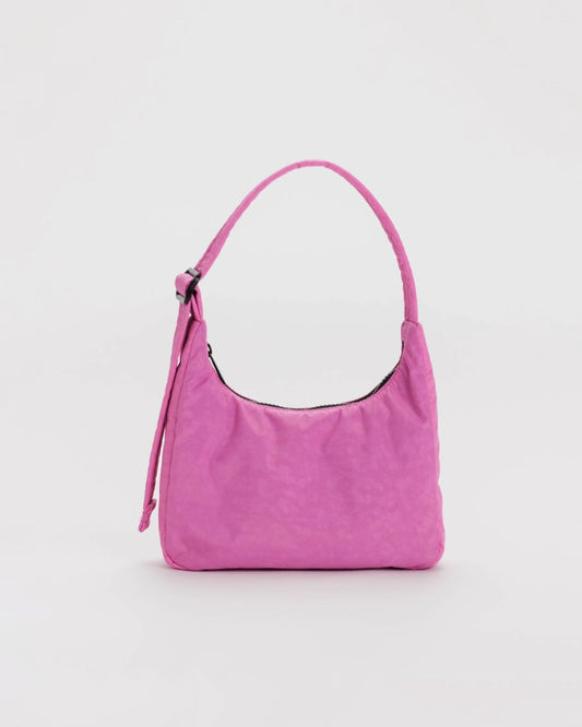 Mini Nylon Shoulder Bag - Extra Pink