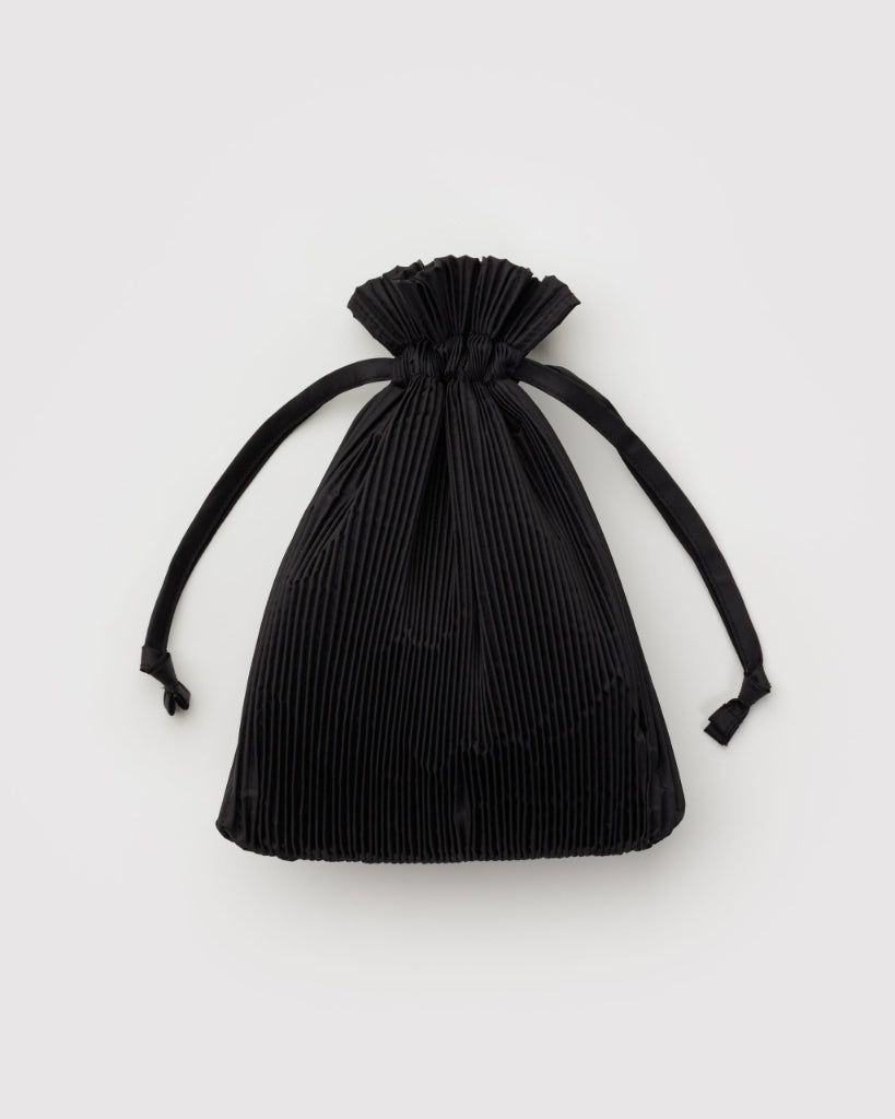 Pleated Reusable Bag - Black