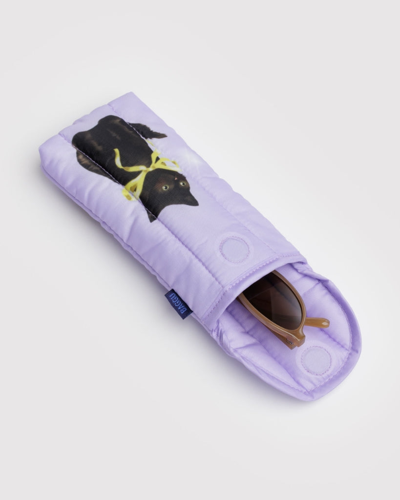 Puffy Glasses Case - Fancy Cats