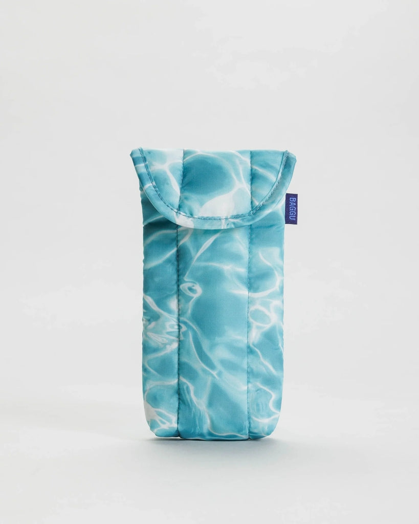 Puffy Glasses Case - Pool