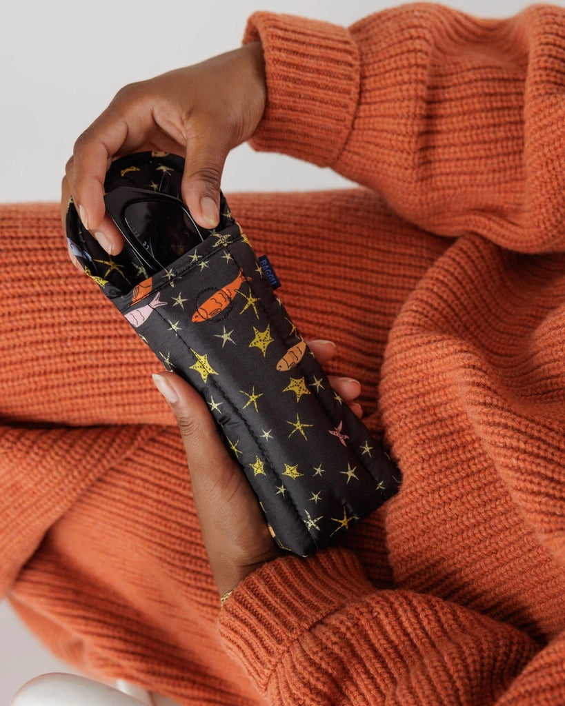 Puffy Glasses Case - Star Fish
