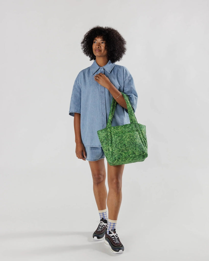 Puffy Mini Tote - Grass