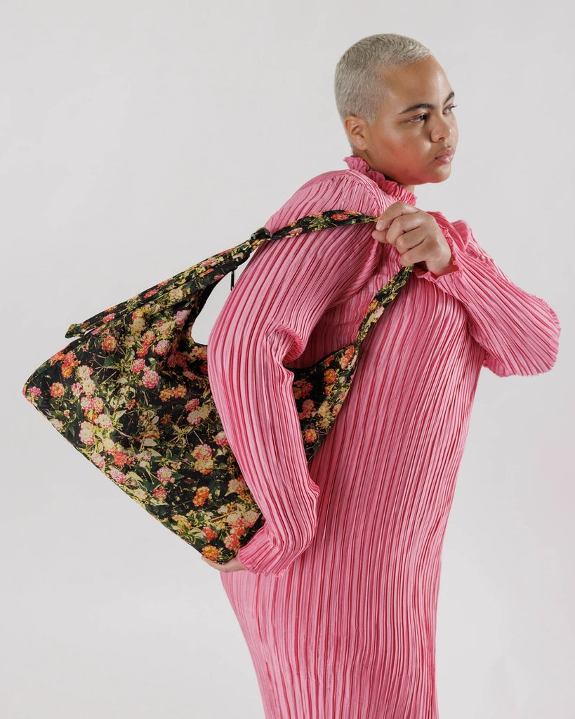 Nylon Shoulder Bag - Lantana