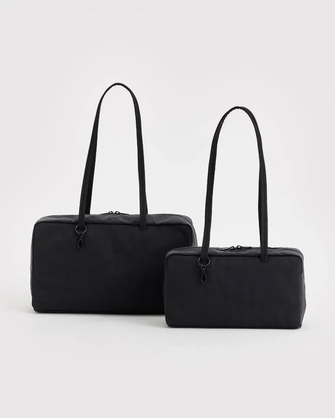 Small Nylon Bowler Bag - Mahogany