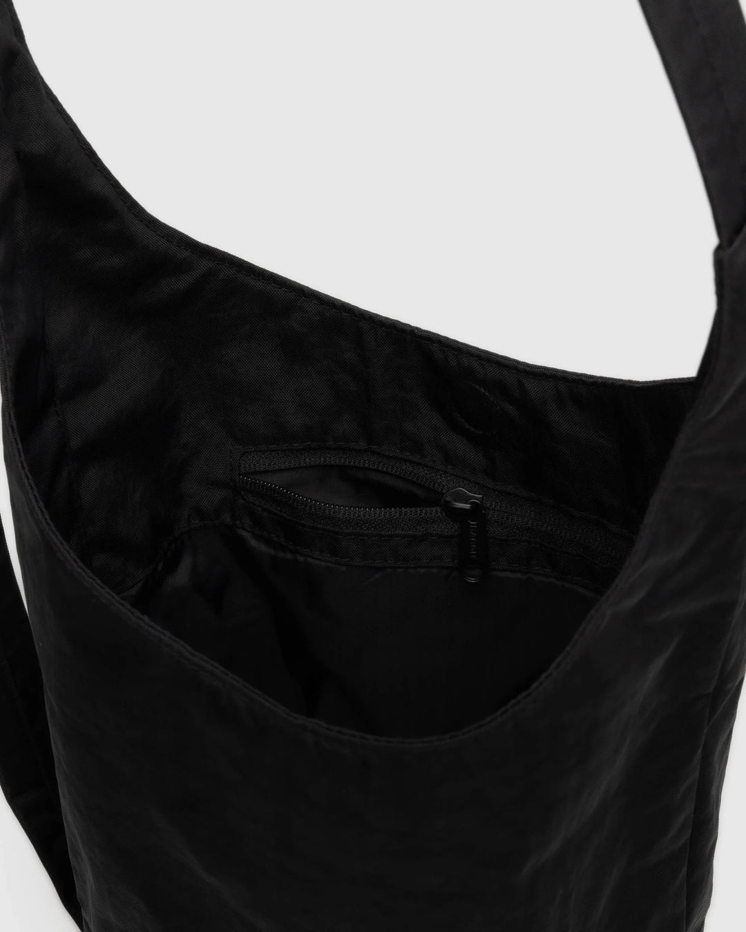 Small Nylon Sling Bag - Black