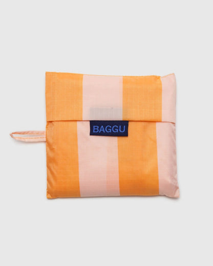 Standard Reusable Bag - Tangerine Wide Stripe