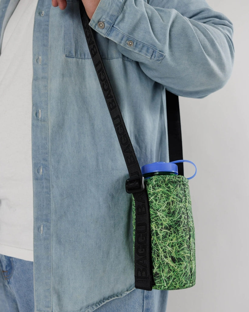 Puffy Water Bottle Sling - Grass