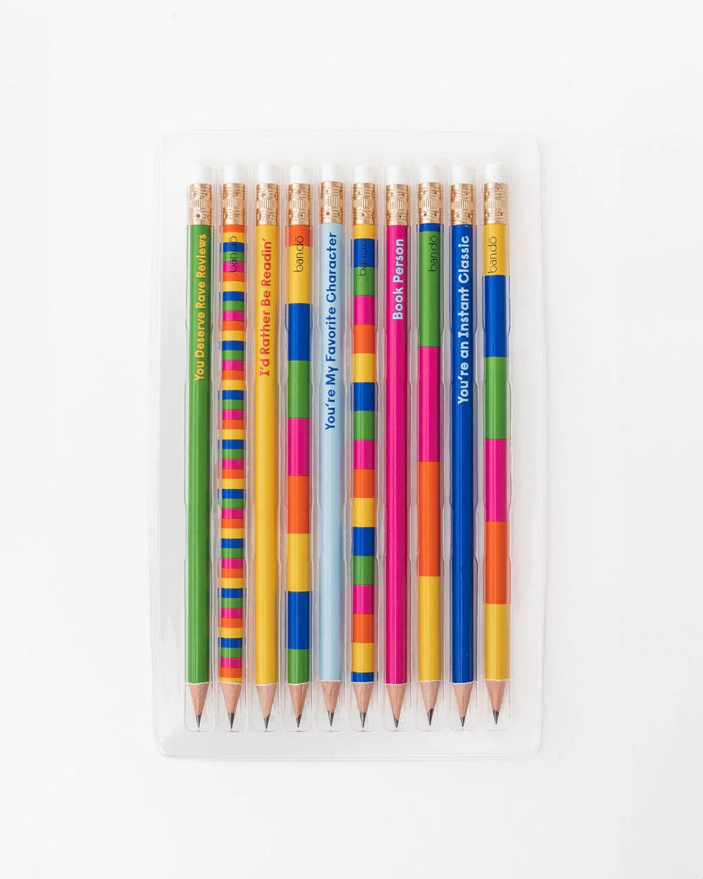 Write On Pencil Set - Rather Be Readin'