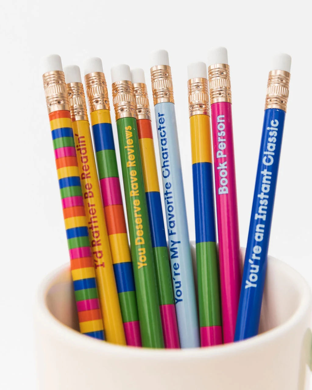 Write On Pencil Set - Rather Be Readin'