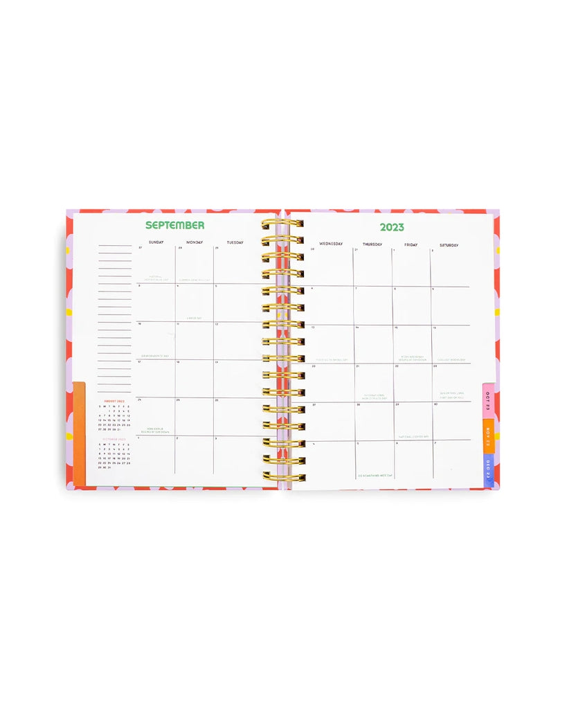 12-Month Planner Medium 2024 - Daisies