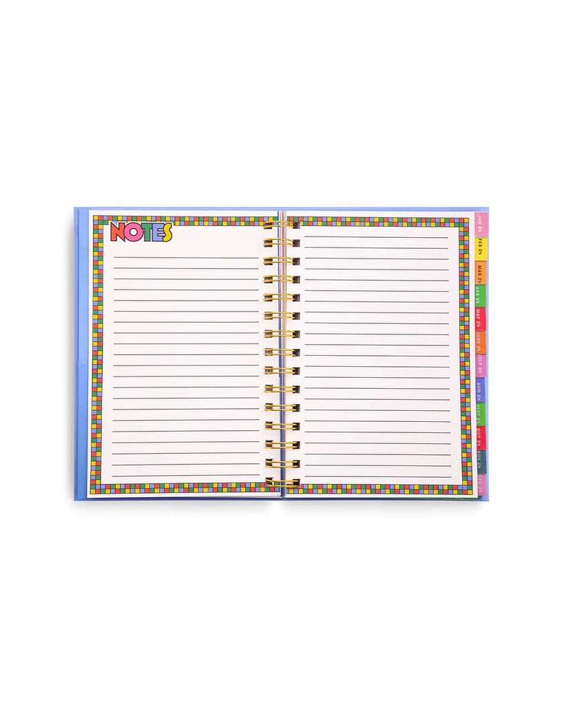12-Month Soft Cover Planner Medium 2024 - Geometric Floral
